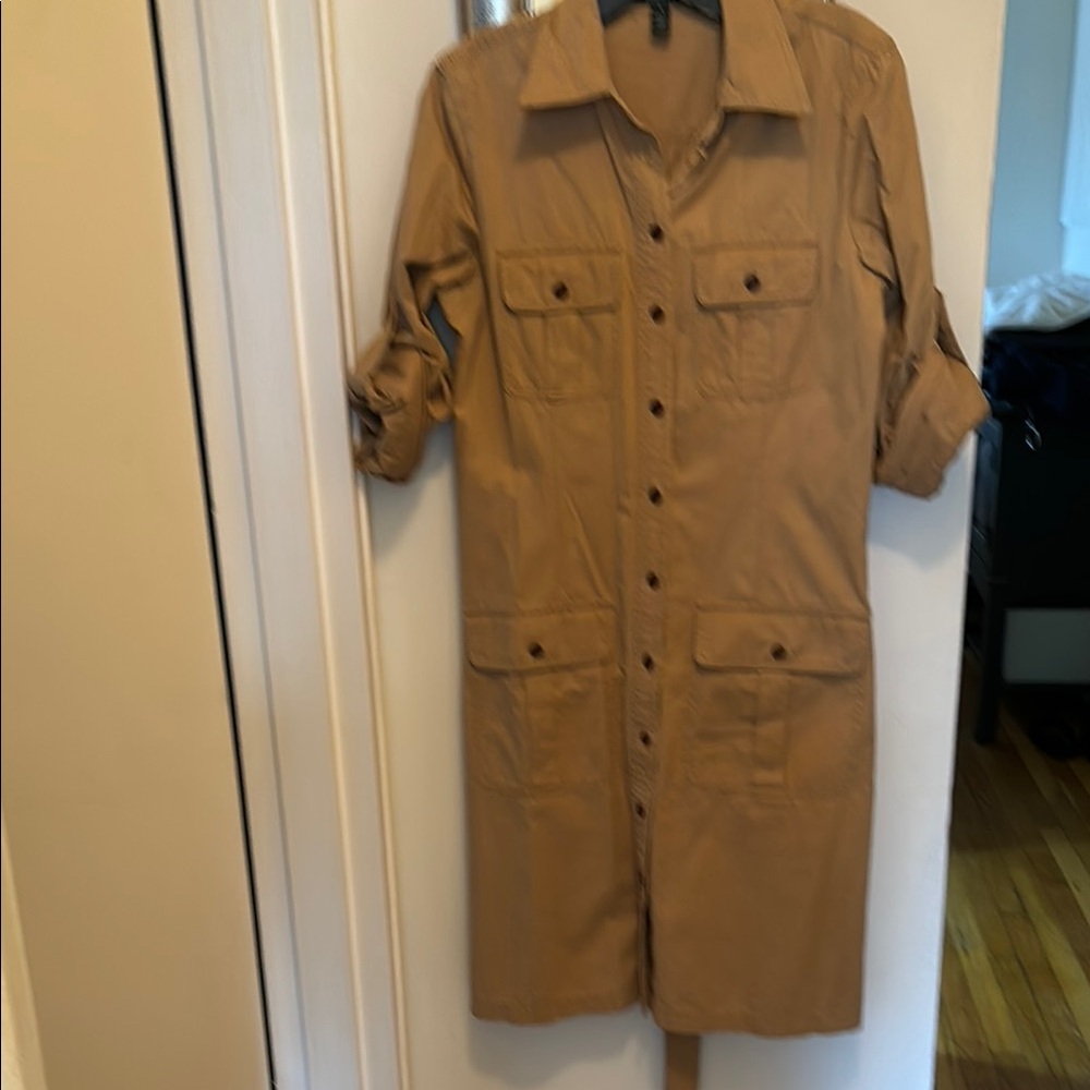 Ralph Lauren Tan Long Sleeve Dress